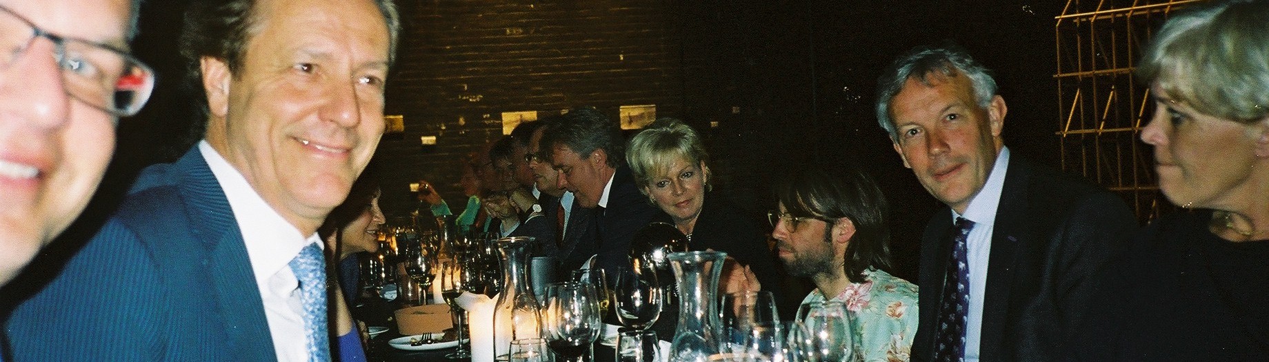 Eindhoven mayor Rob van Gijzel @ VIP dinner with Plasterk